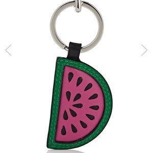 Barneys New York Leather Watermelon Key Ring🍉